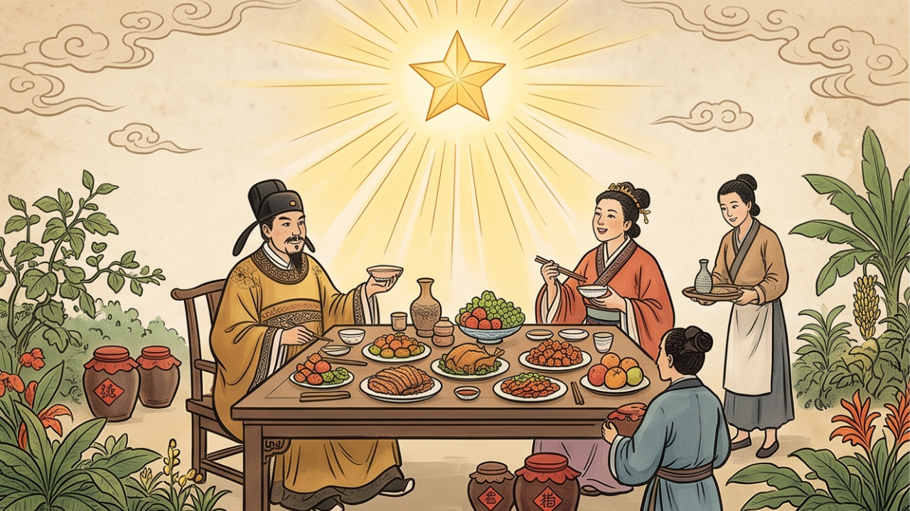 sao thiên trù trong tử vi bản chất lộc Ăn của trời